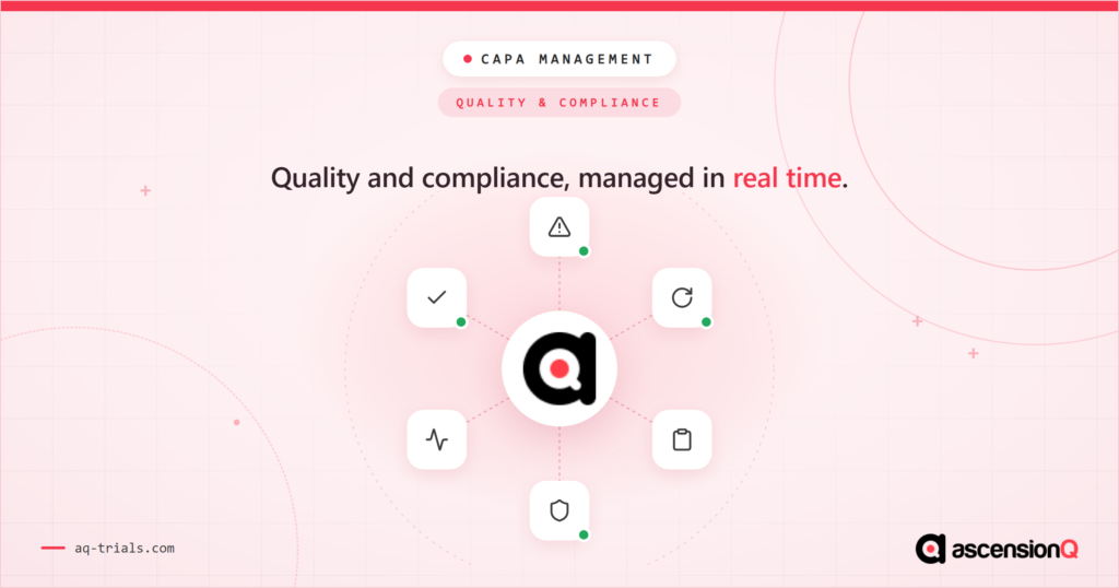 CAPA management in clinical trials