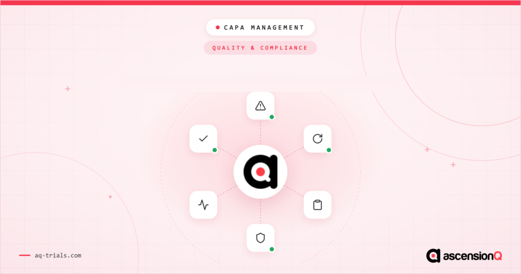 CAPA management in clinical trials